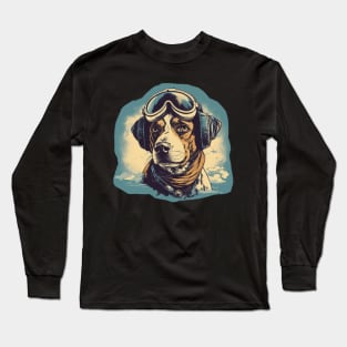 Aviator dog Long Sleeve T-Shirt